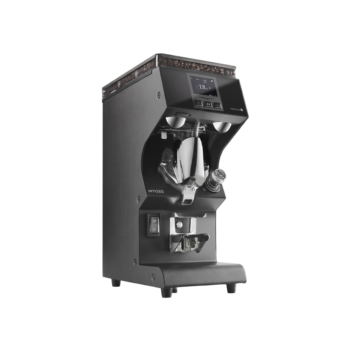 Victoria Arduino Mythos MYG85, Gravitech Espresso Grinder — square product photo with transparent padding
