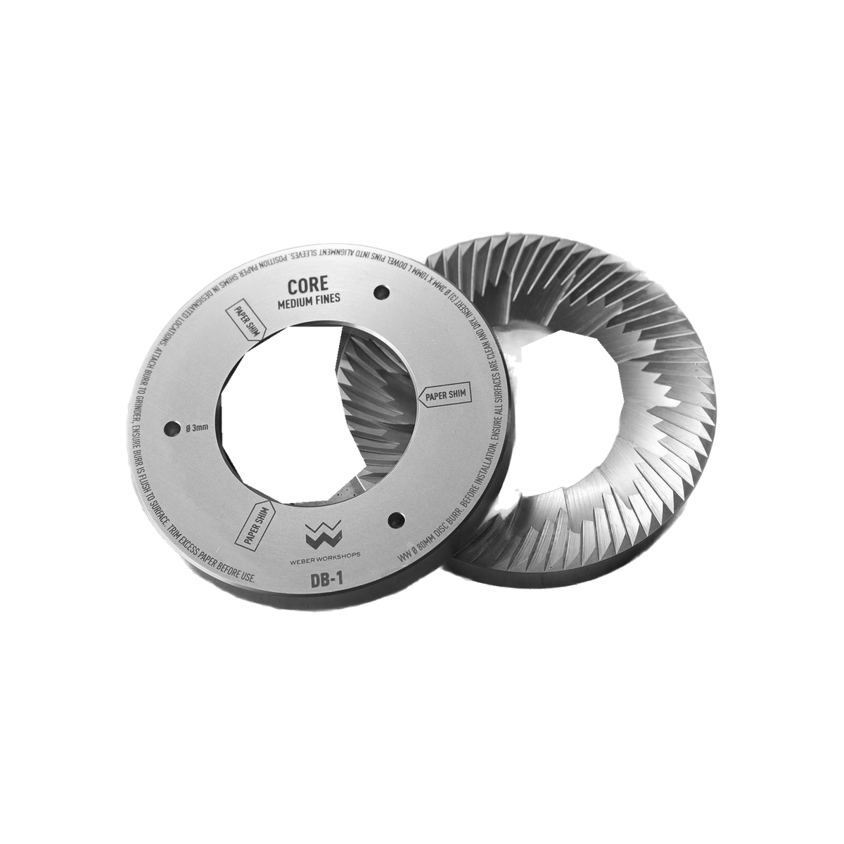 Weber Workshops EG-1 DB1 Core burr set