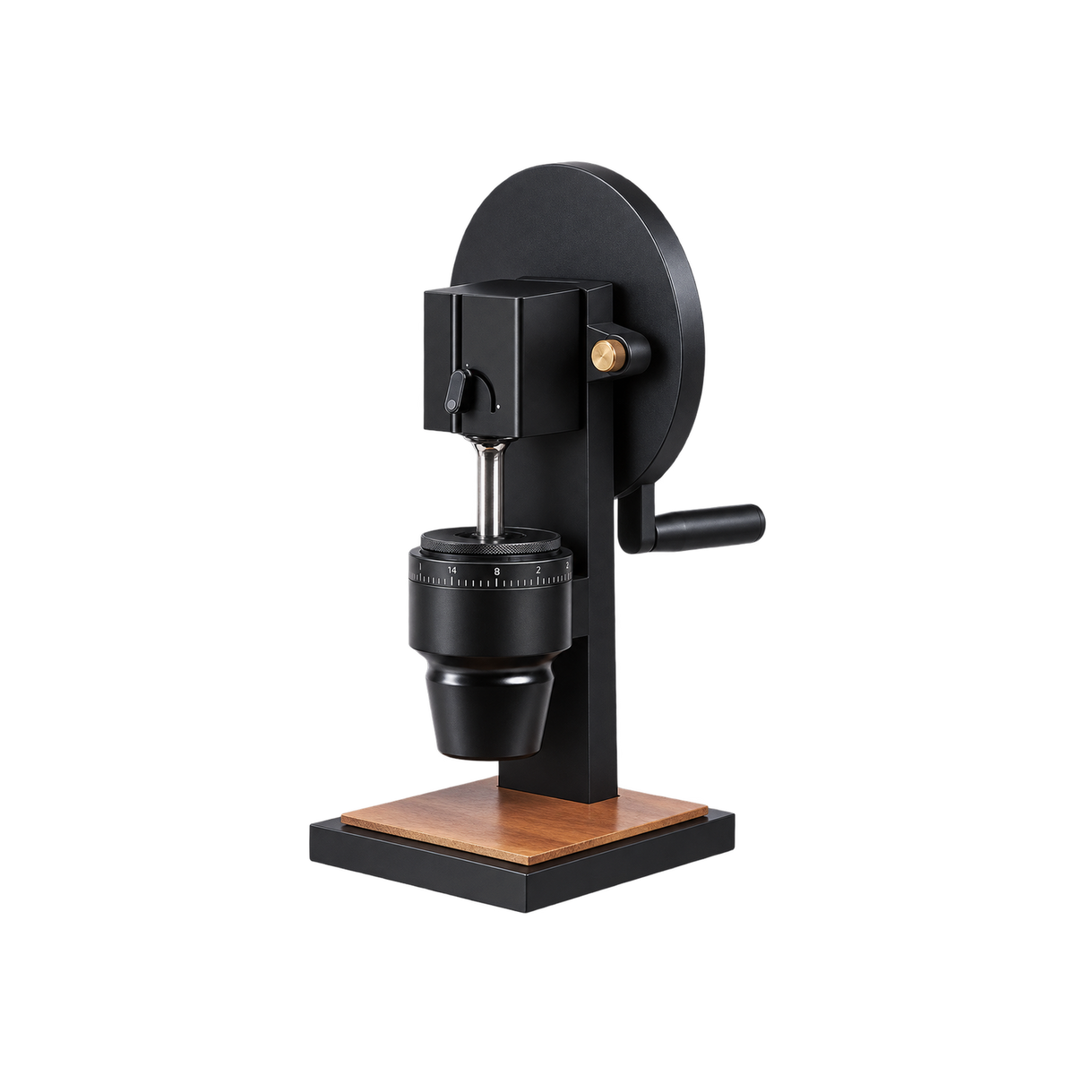 Weber Workshops HG-2 Manual Coffee Grinder — product view on transparent background