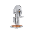 Weber Workshops HG-2 Manual Coffee Grinder — Silver matched product view, transparent background