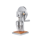 Weber Workshops HG-2 Manual Coffee Grinder — Silver matched product view, transparent background