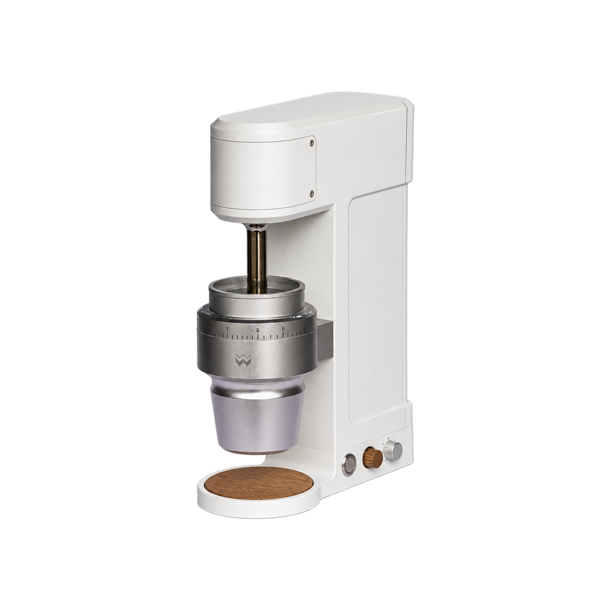 Weber Workshops KEY Mk.I Electric Coffee Grinder — product view on transparent background