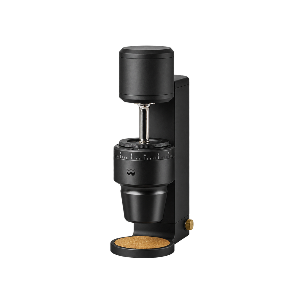 Weber Workshops Key MK. II Coffee Grinder — Onyx — matching product angle on transparent background