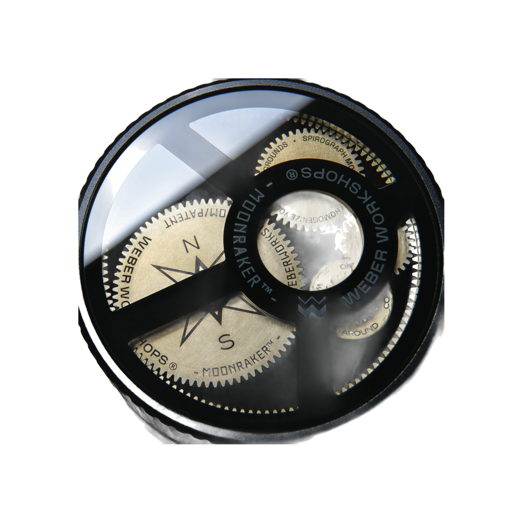 Weber Workshops Moonraker distribution tool, top view