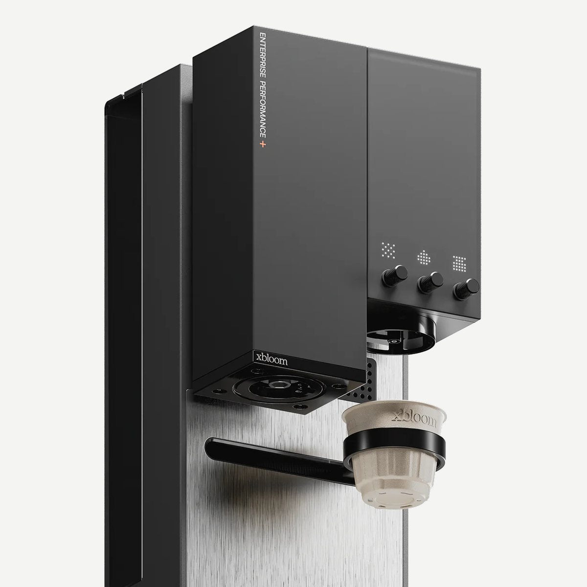 xBloom Studio Enterprise in Midnight Black, three-quarter view