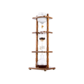 Yama 6-8 Cup Cold Drip Maker Curved Brown Wood Frame — square product photo with transparent padding