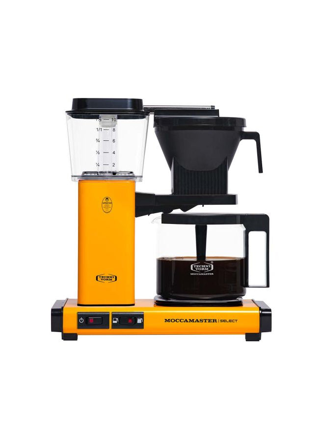 Moccamaster KBG Select Coffee Machine - Yellow Pepper