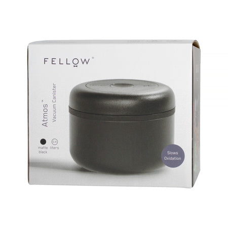 Fellow Atmos Vacuum Canister - Matte Black - BeanBurds CoffeeDesk Canister