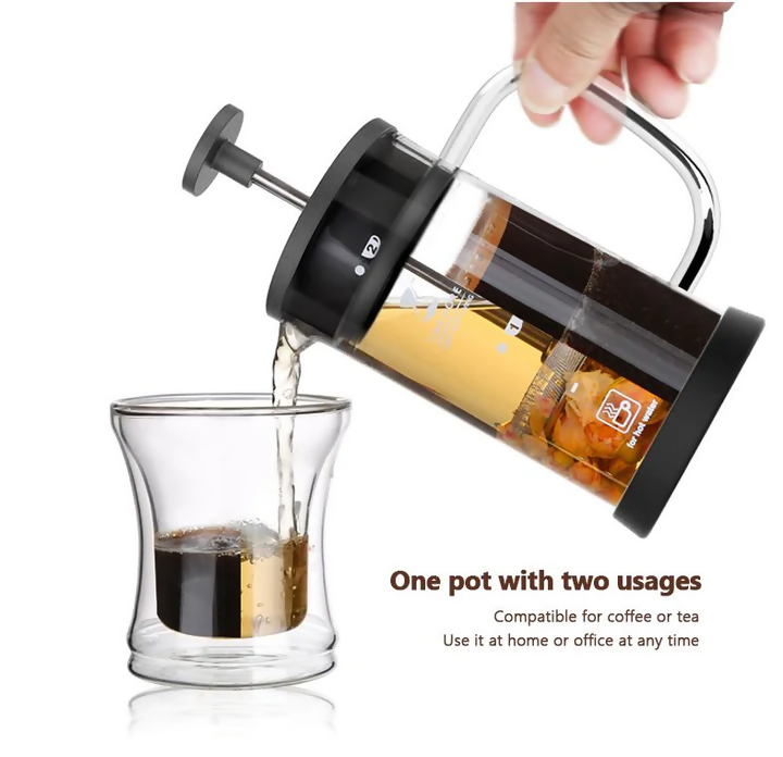 Timemore French Press 3.0 Dual mesh - 600ml - BeanBurds Saraya Coffee French press