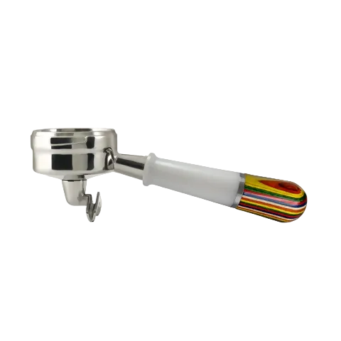 Pesado Spouted Portafilter (LM/E61) - BeanBurds Saraya Coffee White Iris Spouted Portafilter