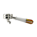 Pesado Spouted Portafilter (LM/E61) - BeanBurds Saraya Coffee White Iris Spouted Portafilter