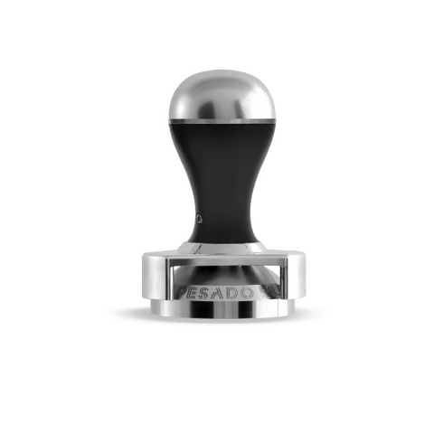 Pesado Tamper w/ Depth Adjuster 58.5mm - BeanBurds Saraya Coffee Black & Silver Coffee Tamper 58.5mm