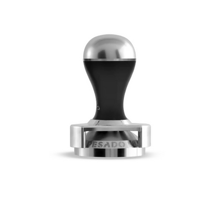 Pesado Tamper w/ Depth Adjuster 58.5mm - BeanBurds Saraya Coffee Black & Silver Coffee Tamper 58.5mm