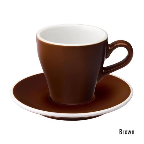 Loveramics Tulip Cup & Saucer - BeanBurds Saraya Coffee 280ml Brown