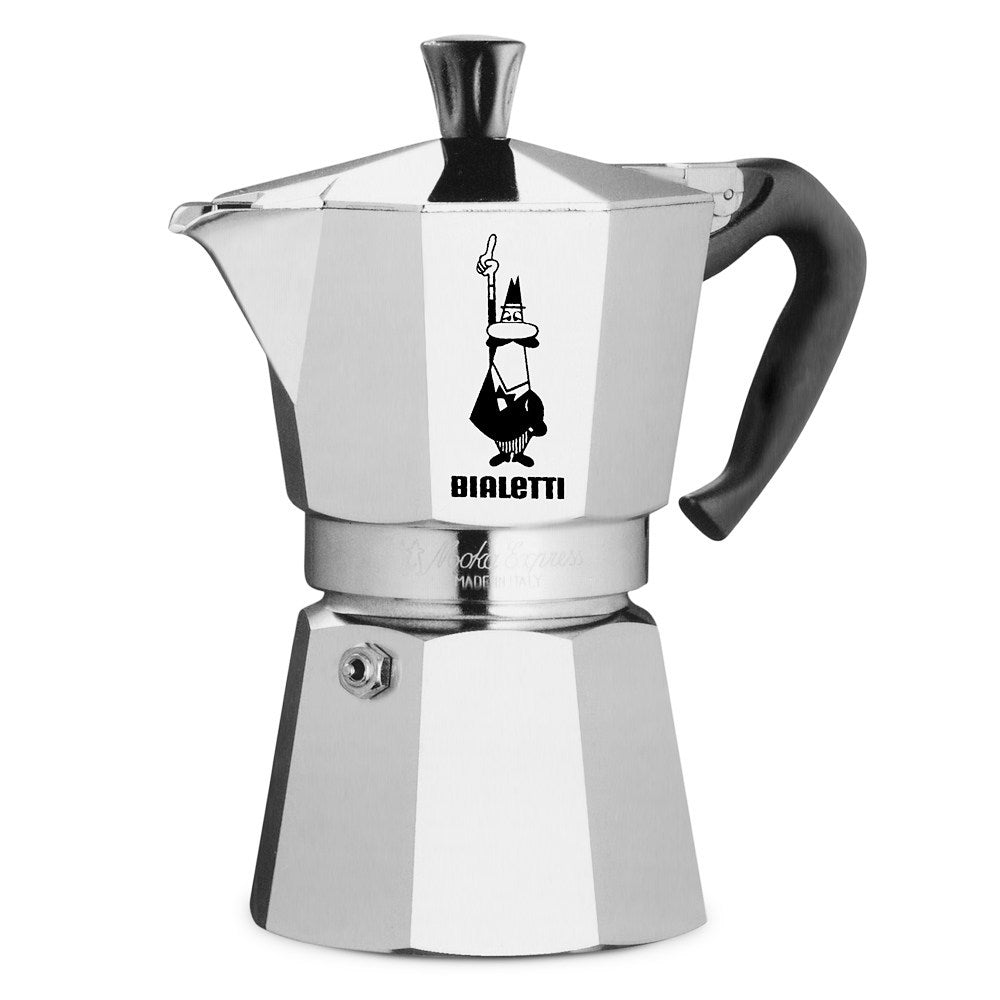 Bialetti Moka Express 3 cup - BeanBurds Brewing Gadgets Brewing Equipment