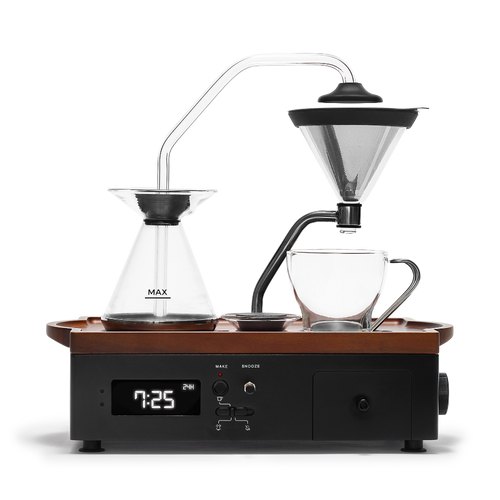 Barisieur™ Tea & Coffee Alarm Clock - BeanBurds Joy Resolve Black Homewares