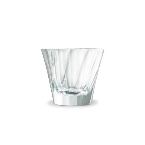 Loveramics Urban Glass Twisted Espresso 70ml - Clear - BeanBurds Saraya Coffee Urban Glass