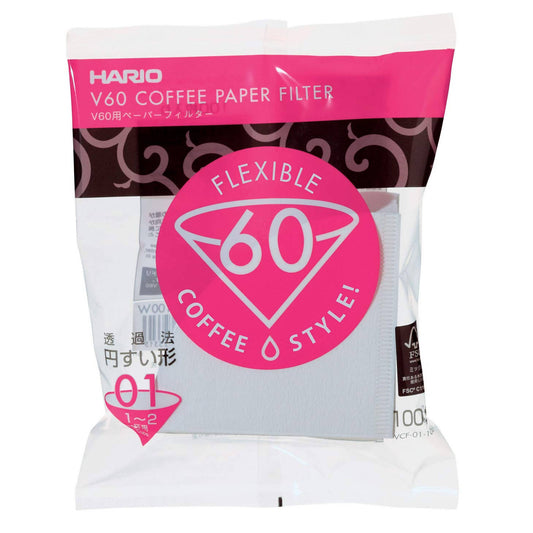 Hario V60-01 Paper Filters - BeanBurds CoffeeDesk 100pcs Coffee Filter