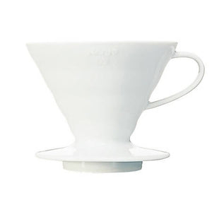 Hario V60 Ceramic Coffee Dripper - BeanBurds CoffeeDesk V60 - 02 White