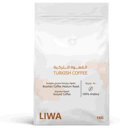 Turkish Coffee - BeanBurds Liwa Roastery 1KG / Grinded / Plain Roasted Coffee Beans