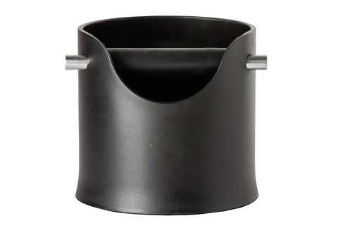 Crema Pro Knock Bin 110mm - Black - BeanBurds Saraya Coffee Knock Bin