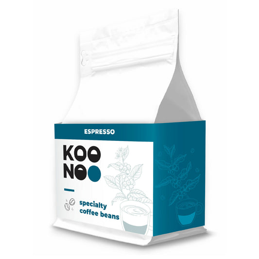 Koonoo Espresso | Dark Roast | 250g | Specialty Coffee Beans | Made in UAE - BeanBurds Koonoo Specialty Coffee Beans