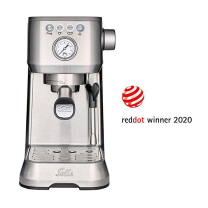 SOLIS Barista Perfetta Plus Coffee Maker - BeanBurds Better Life SOLIS Barista Perfetta Plus Silver (Type 1170) Espresso Maker