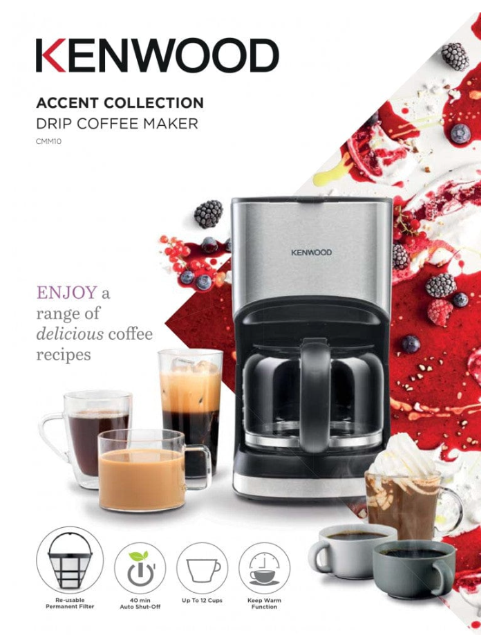 Kenwood filter coffee machine best sale