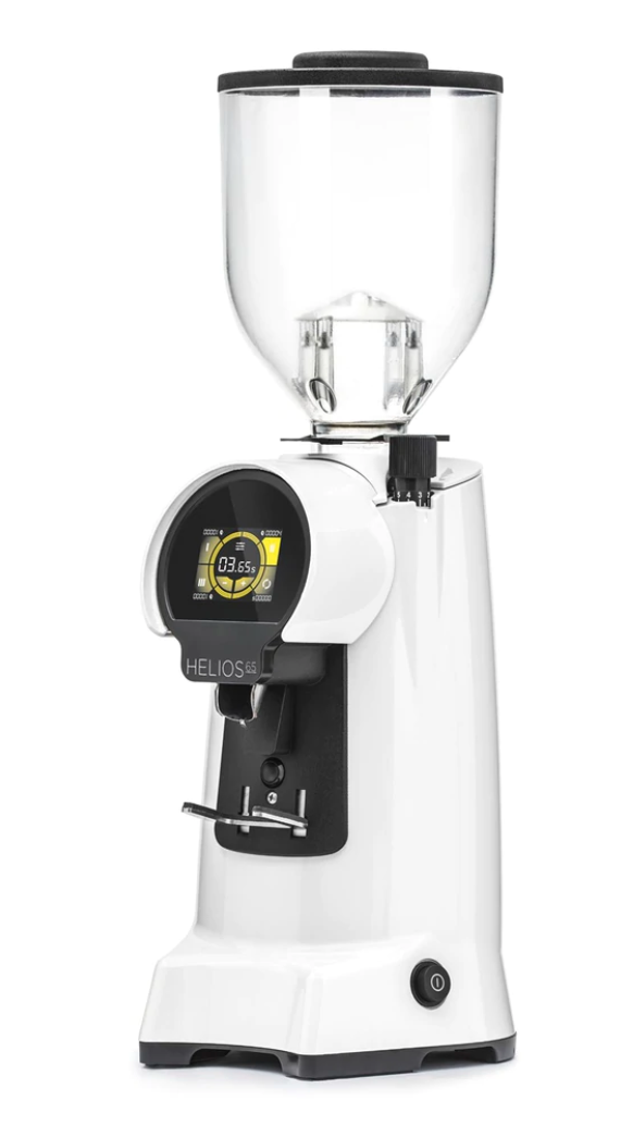 Eureka Helios 65 - BeanBurds Brewing Gadgets White Coffee Grinders