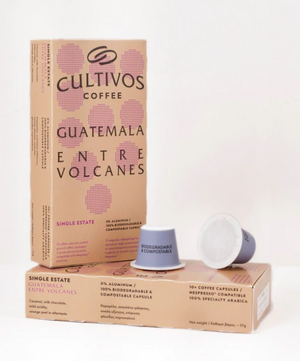 Cultivos Capsules - BeanBurds Cascara Coffee Guatemala Entre Volcanes