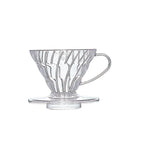 V60 Plastic Coffee Dripper 01 - BeanBurds Brewing Gadgets Clear / Plastic Brewing Equipment