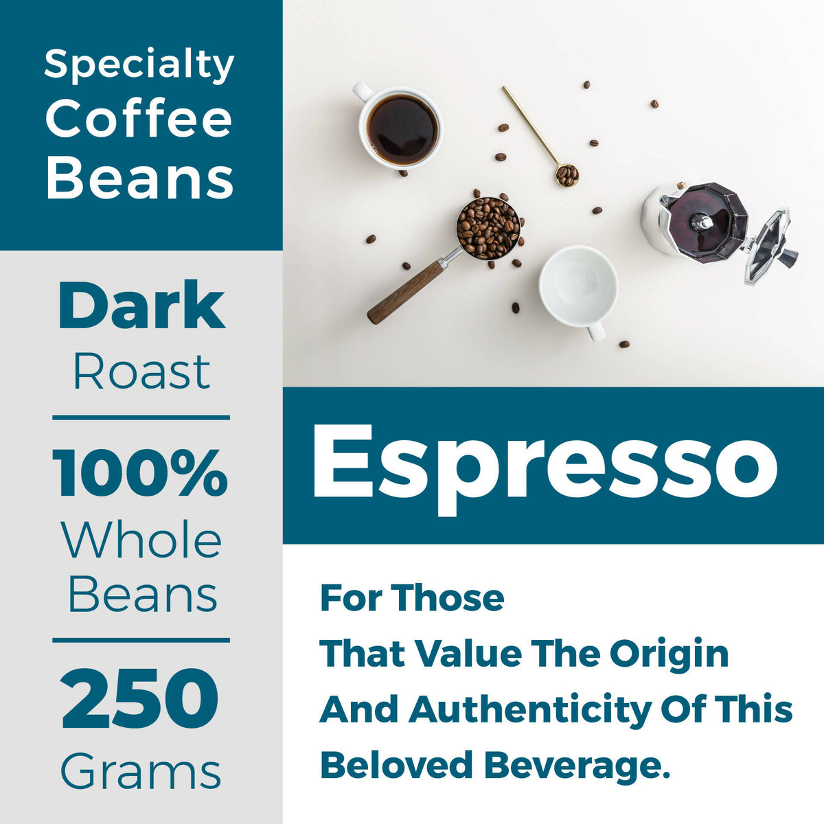 Koonoo Espresso Beans - BeanBurds Koonoo Whole Bean / 250g (10-12 cups) Coffee Beans