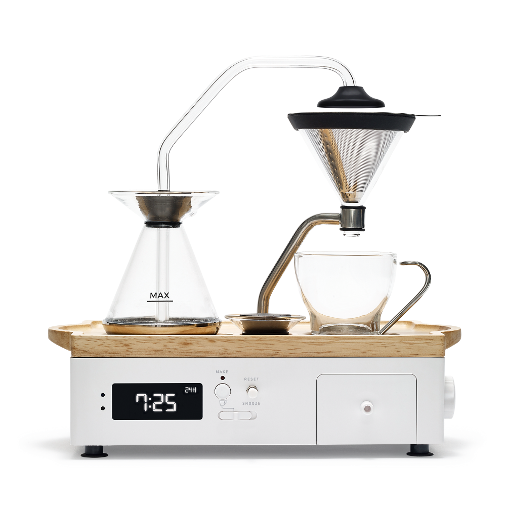 Barisieur Tea & Coffee Alarm Clock by Joy Resolve - BeanBurds Joy Resolve White Homewares