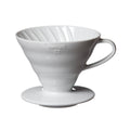 Hario V60 Ceramic Coffee Dripper - White - BeanBurds CoffeeDesk V60 - 02 Coffee Machines and Equipment