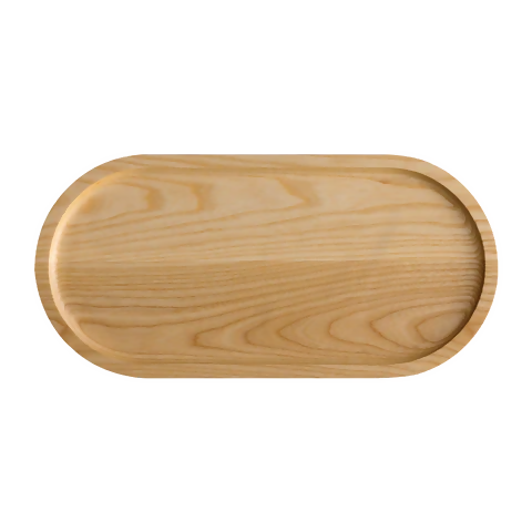 Loveramics Solid Ash Wood Platter Tray - BeanBurds Saraya Coffee Large Wood Tray