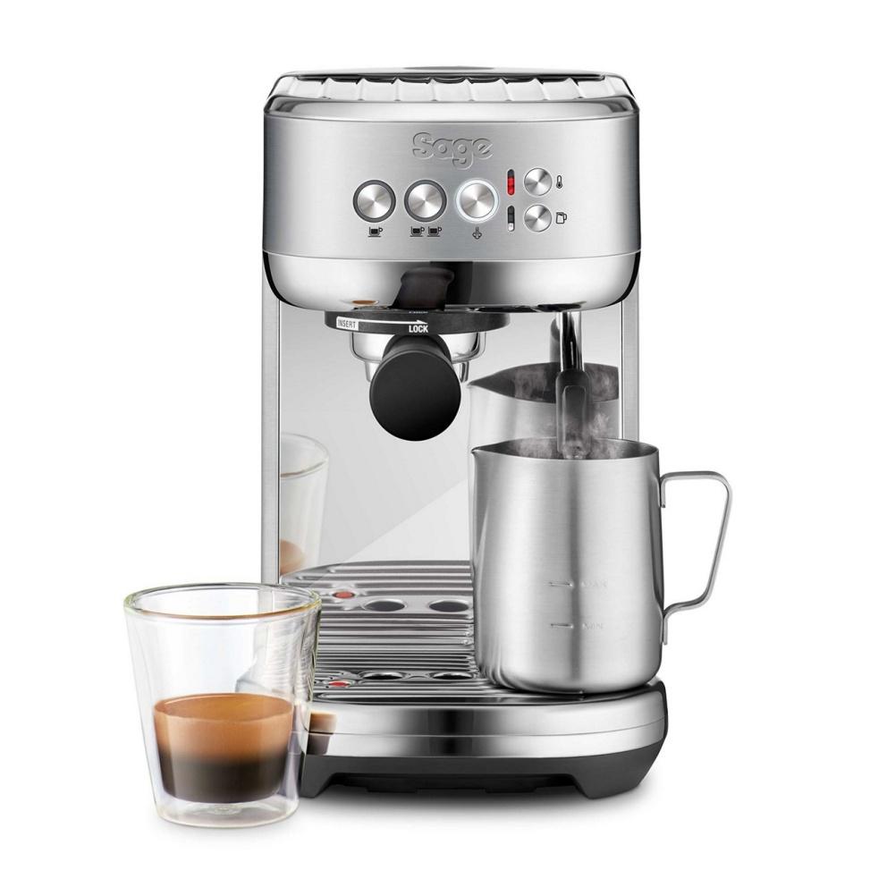 Breville Sage The Bambino Plus - BeanBurds Breville Brushed Stainless Steel Coffee Machine