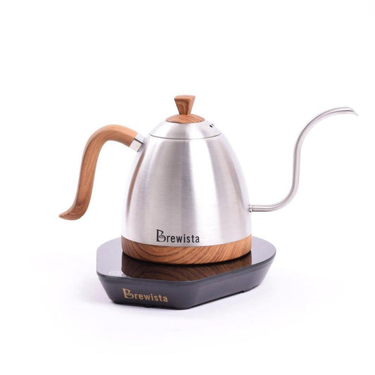 Brewista Artisan Gooseneck Kettle - Stainless Silver, 1.0L - BeanBurds Brewing Gadgets Brewing Equipment