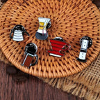 Barista Space Pins - BeanBurds Saraya Coffee Default name Barista Key Chain