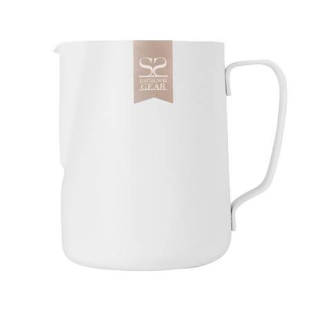 Espresso Gear - Pitcher White - BeanBurds CoffeeDesk 0.6l Milk Jug