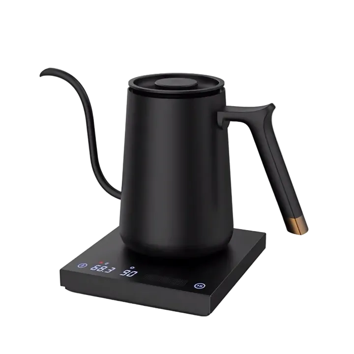 Timemore Fish Smart Electric Pour Over Kettle 800ml Thin Spout (Commercial Version) - BeanBurds Saraya Coffee Black Smart Electric Kettle