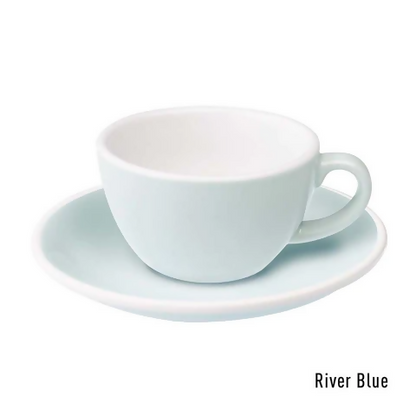 Loveramics Egg Flat White & Saucer 150ml - BeanBurds Saraya Coffee Flat White Cup