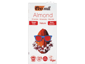 Ecomil Almond Drink Nature Sugars Free (1L) - BeanBurds Organic Foods and Cafe