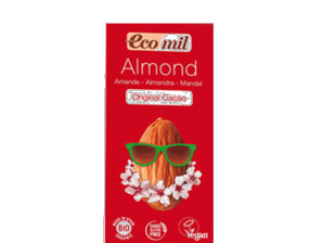 Ecomil Almond Drink Original Cacao with Agave (1L) - BeanBurds Organic Foods and Cafe Organic Milk