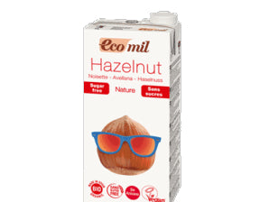 Ecomil Hazelnut Drink Nature Sugar Free (1L) - BeanBurds Organic Foods and Cafe