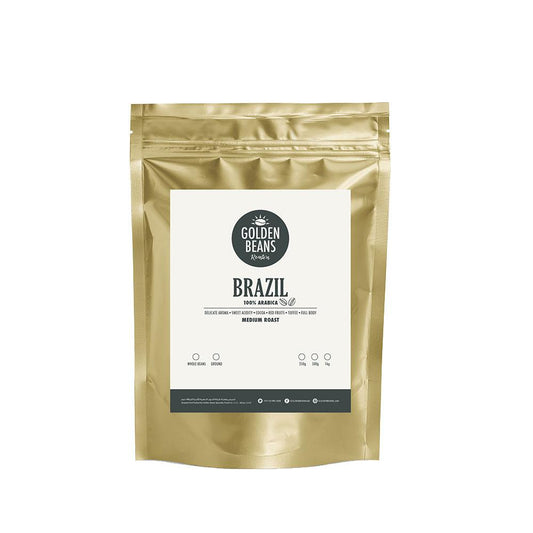 Single Origin 'Brazil' - BeanBurds Golden Beans 250g (10 - 12 cups) / Whole beans Coffee Beans