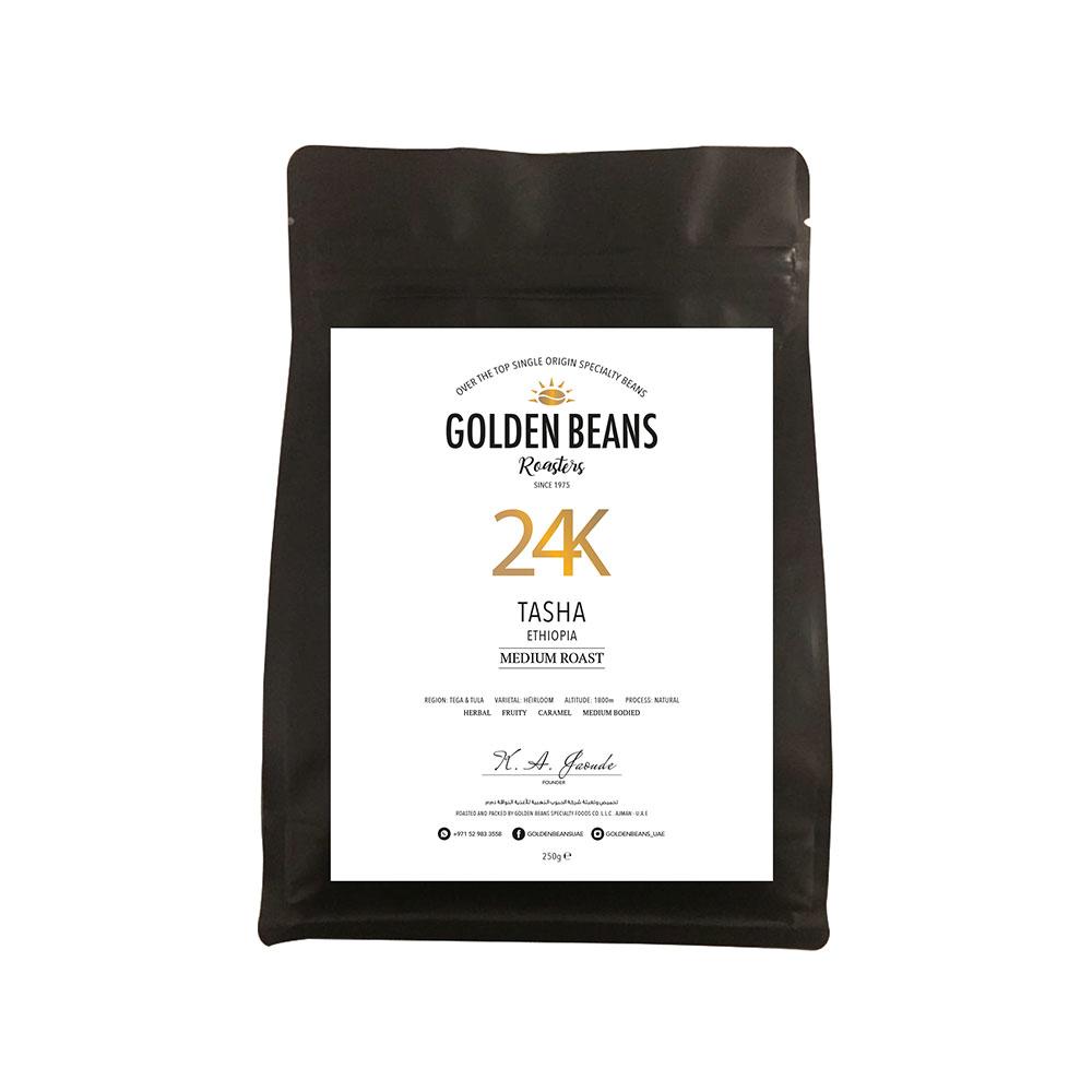 Tasha 24K - BeanBurds Golden Beans 250g (10 - 12 cups) / Whole beans