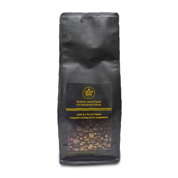 Turkish Coffee with Cardamom - BeanBurds Golden Beans 500g (20 - 24 cups) / Ground Coffee Beans