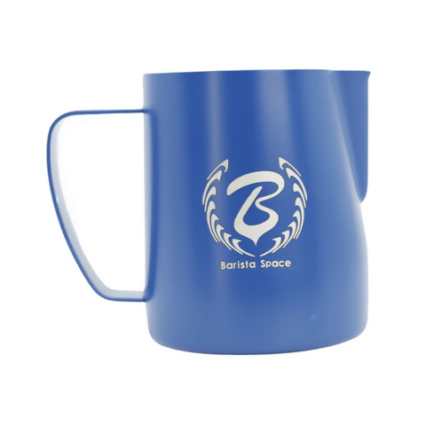 Barista Space Teflon Pitcher 350ml - BeanBurds Saraya Coffee Teflon Blue Pitcher 350ml