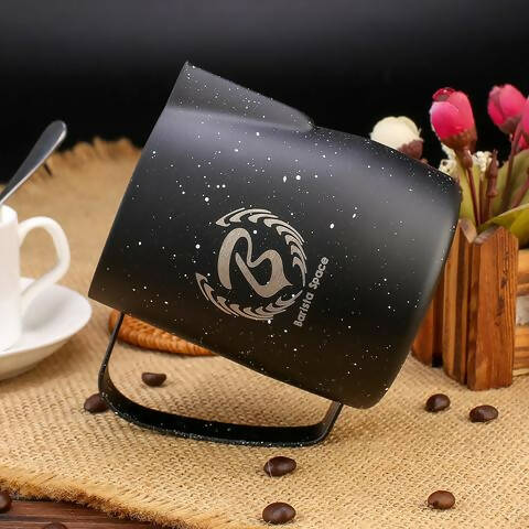 Barista Space Teflon Pitcher 350ml - BeanBurds Saraya Coffee Star Light Black