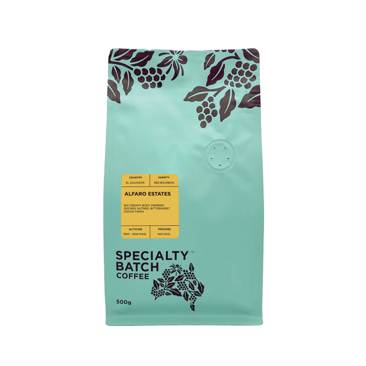 El Salvador Alfaro Estate - Espresso - BeanBurds SPECIALTY BATCH COFFEE 500g ( 20 - 24 cups) / Whole Beans Coffee Beans